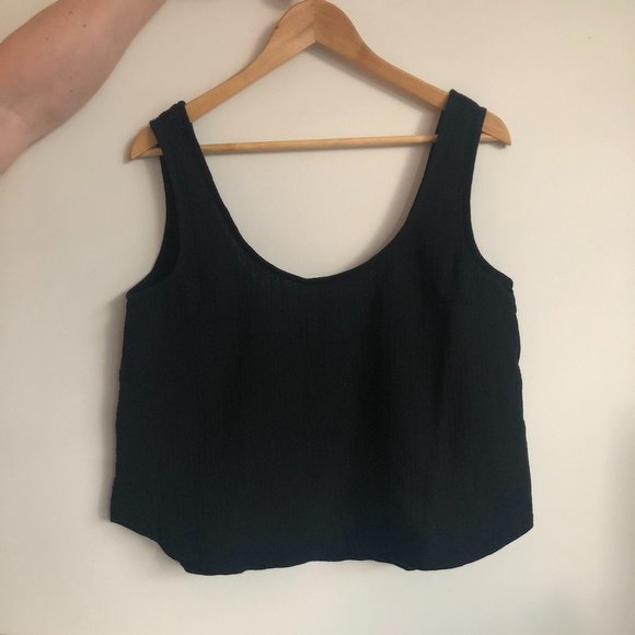 Low back Rachel Pally Blaire blank cotton tank - Picture 3 of 3